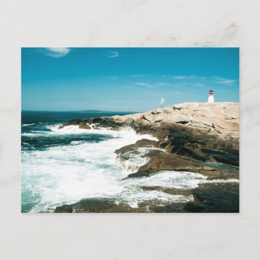 Vuurtoren Peggys Cove Nova Scotia Canada Briefkaart (Voorkant)