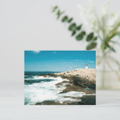 Vuurtoren Peggys Cove Nova Scotia Canada Briefkaart (Staand voorkant)