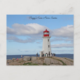 Vuurtoren Peggy's Cove Nova Scotia Fotografie Briefkaart