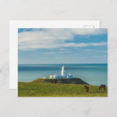 vuurtoren | Pembrokeshire Strumble Head Wales Briefkaart (Voorkant / Achterkant)