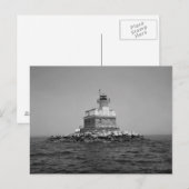 vuurtoren Penfield Reef Briefkaart (Voorkant / Achterkant)