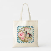 Vuurtoren Pink Daisy Tote Bag (Achterkant)