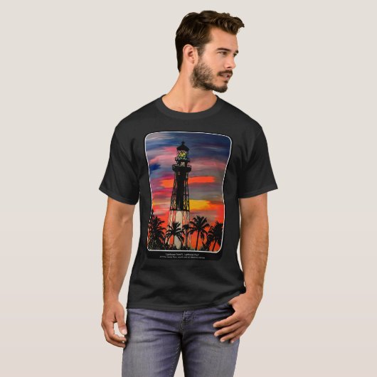 'Vuurtoren Pop' schilderen op een T-shirt (Voorkant volledig)