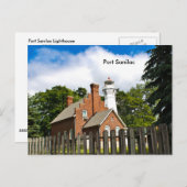 Vuurtoren Port Sanilac Briefkaart (Voorkant / Achterkant)