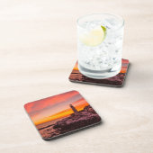 vuurtoren | Portland Head Kaap Elizabeth Maine Bier Onderzetter (Rechterzijde)