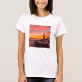 vuurtoren | Portland Head Kaap Elizabeth Maine T-shirt (Voorkant)