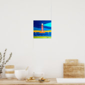 vuurtoren poster (Keuken)