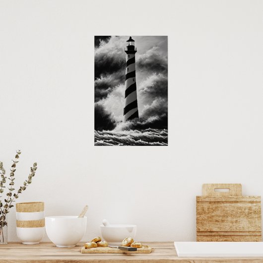 vuurtoren poster (Keuken)