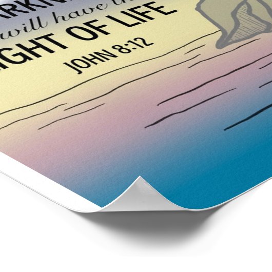 vuurtoren poster (Hoek)