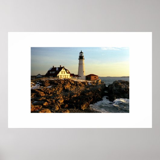 vuurtoren poster (Voorkant)