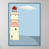 vuurtoren poster (Voorkant)