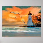 vuurtoren poster (Voorkant)