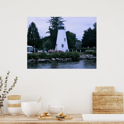 vuurtoren poster (Keuken)