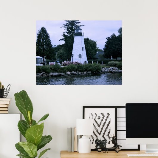 vuurtoren poster (Thuiskantoor)