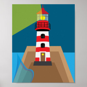 Vuurtoren Poster