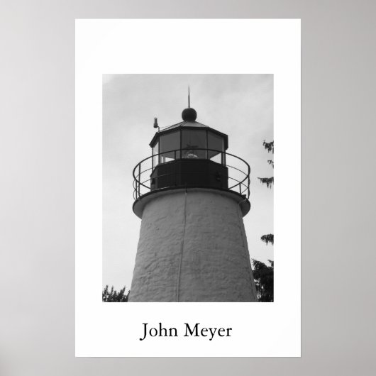 vuurtoren poster (Voorkant)