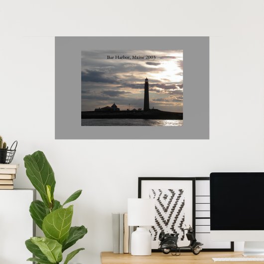 vuurtoren poster (Thuiskantoor)