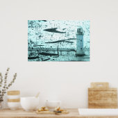 vuurtoren poster (Keuken)