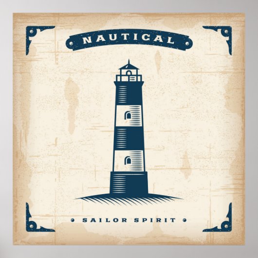 vuurtoren Poster 1 (Voorkant)