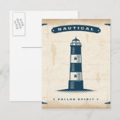 vuurtoren Poster 1 Briefkaart (Voorkant / Achterkant)