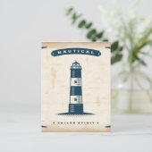 vuurtoren Poster 1 Briefkaart (Staand voorkant)