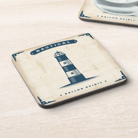  vuurtoren Poster 1 Onderzetter (Linkerzijde)