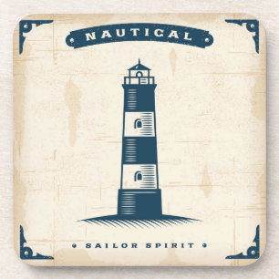 vuurtoren Poster 1 Onderzetter