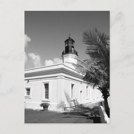 vuurtoren, Puerto Rico Briefkaart (Voorkant)
