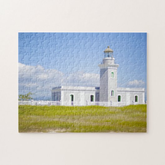 Vuurtoren Puerto Rico. Legpuzzel (Horizontaal)