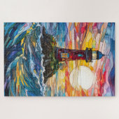 vuurtoren Puzzle Legpuzzel (Horizontaal)