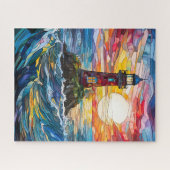 vuurtoren Puzzle Legpuzzel (Horizontaal)