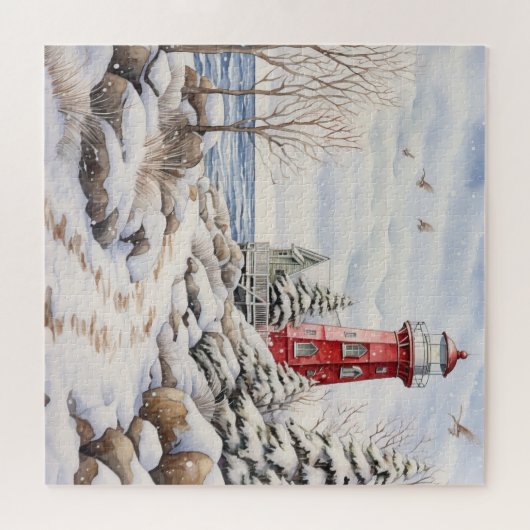 vuurtoren Puzzle Legpuzzel (Horizontaal)