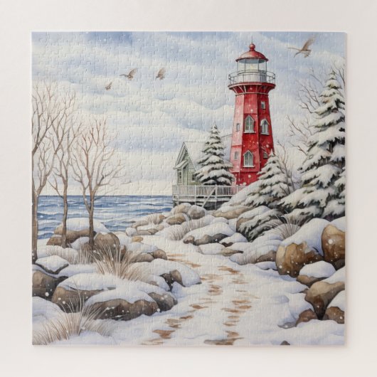 vuurtoren Puzzle Legpuzzel (Verticaal)