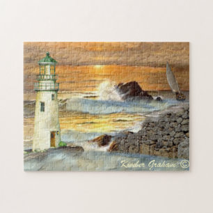 vuurtoren Puzzle Legpuzzel