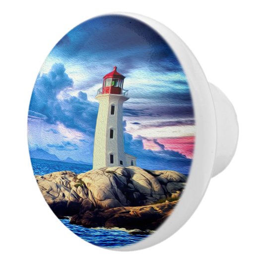 vuurtoren R - Knob Keramische Knop (Rechts)