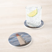 vuurtoren reeks-PEI vuurtoren Zandsteen Onderzetter (Zijkant)