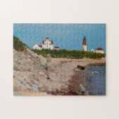 Vuurtoren Rhode Island. Legpuzzel (Horizontaal)