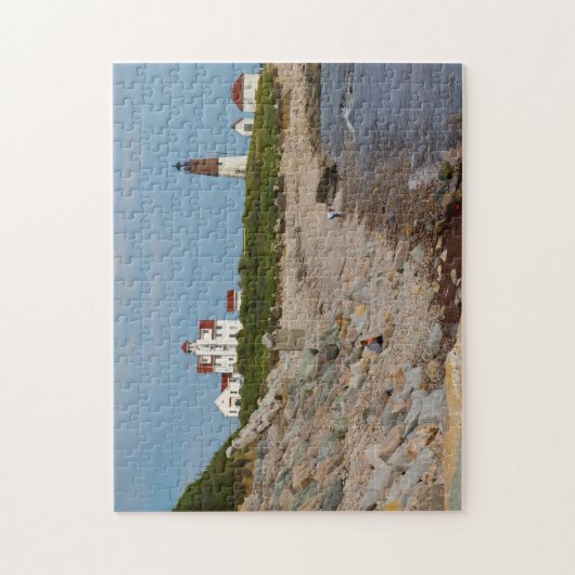 Vuurtoren Rhode Island. Legpuzzel (Verticaal)