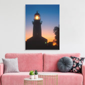 Vuurtoren, Robbeneiland, Kaapstad 2 Canvas Afdruk (Insitu (Woonkamer))