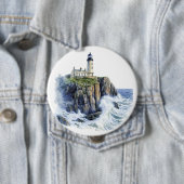 vuurtoren ronde button 4,0 cm (In situ)