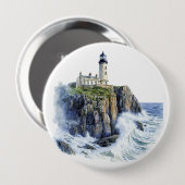 vuurtoren ronde button 4,0 cm (Voorkant /achterkant)