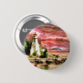 vuurtoren ronde button 5,7 cm (Voorkant /achterkant)