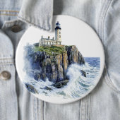 vuurtoren ronde button 6,0 cm (In situ)