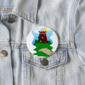 vuurtoren ronde button 7,6 cm (In situ)