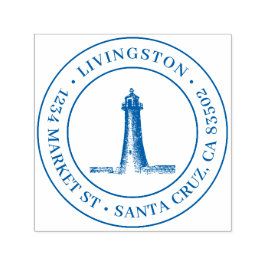  Vuurtoren Ronde Familie Retouradres Zelfinktende Stempel