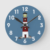 vuurtoren ronde klok (Voorkant)