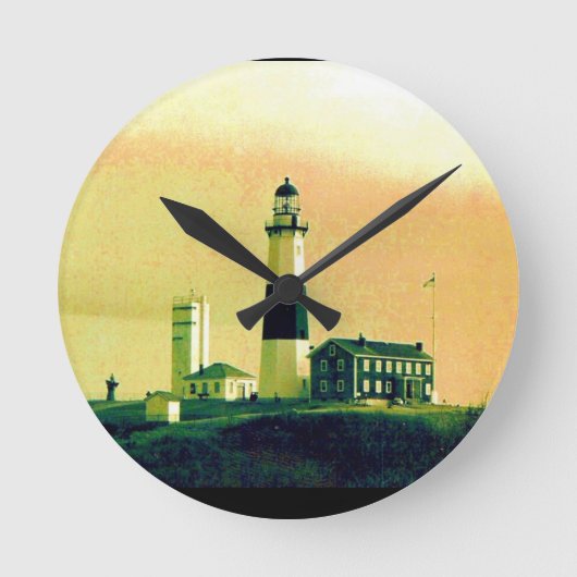 vuurtoren ronde klok (Voorkant)