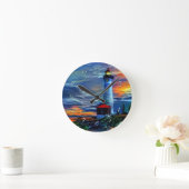 vuurtoren ronde klok (Huis)