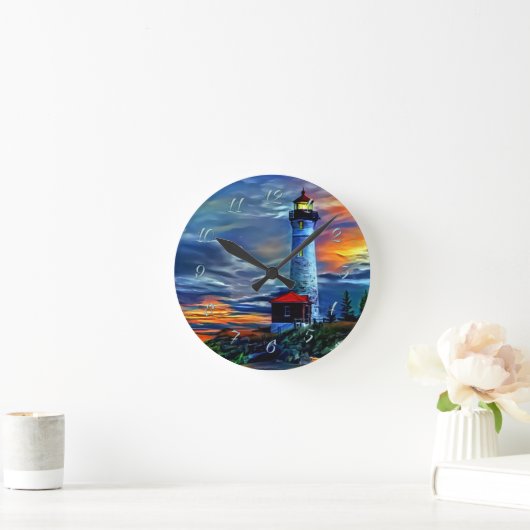 vuurtoren ronde klok (Huis)