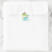 Vuurtoren Ronde Sticker (Tas)